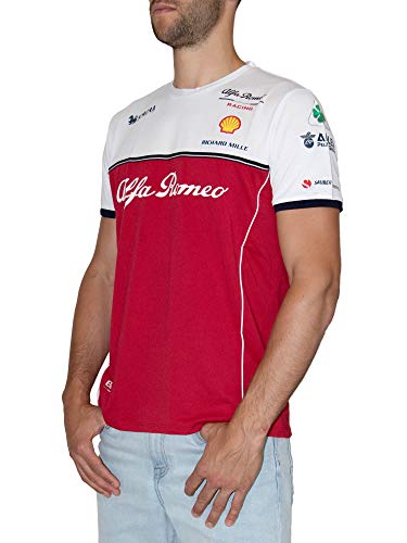 Alfa Romeo Racing Sauber Motorsport Herren Team T-Shirt red, S von Alfa Romeo Racing