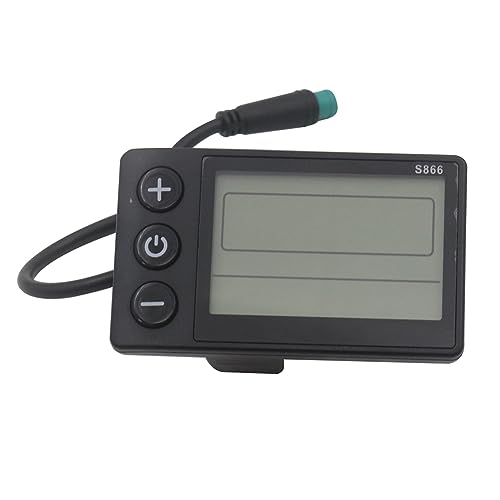 Aliaga 1 Stück Elektroroller LCD-Instrument Schwarz -Border E-Commerce 5-Loch 5-Pin Wasserdichter Stecker (S866-2F) von Aliaga