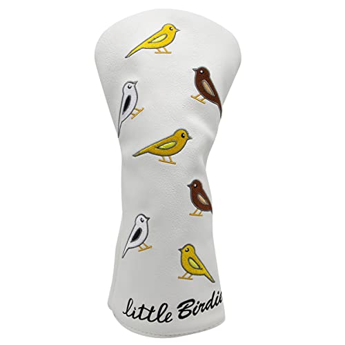 Golfschlägerhaube Golf Birdie Birds Driver Fairway Holz Hybrid Holz Kopf Abdeckung Golf Schläger Klinge Putter Abdeckung 3 Stück 1 Stück für Golf Holz Schläger Kopf, weiß Golfschlägerhaube Golf Birdie Birds Driver Fairway Holz Hybrid Holz Kopf Abdeckung Golf Schläger Klinge Putter Abdeckung 3 Stück 1 Stück für Golf Holz Schläger Kopf, weiß von Aliennana