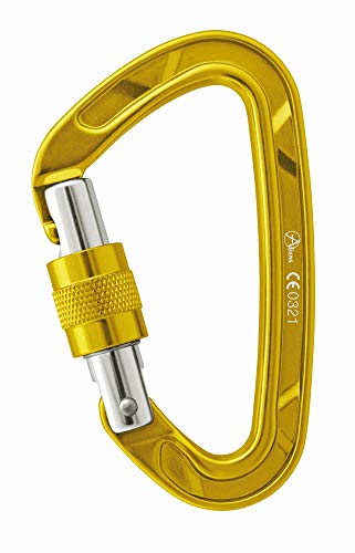 Aliens D Screw Classic D-Schraubkarabiner, Farbe:gelb Aliens D Screw Classic D-Schraubkarabiner, Farbe:gelb von Aliens