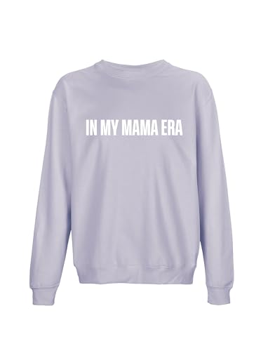 All You Can Tee Ali Mami, Sweatshirt mit Rundhalsausschnitt Mama, Lila, M von All You Can Tee