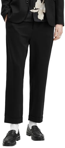 AllSaints Herren Helm Trouser Hose, Schwarz, 31 von AllSaints