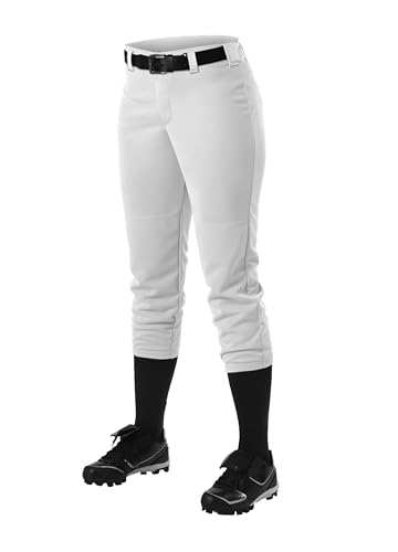 Alleson Ahtletic Damen Fastpitch/Softball-Hose mit Gürtelschlaufe Alleson Ahtletic Damen Fastpitch/Softball-Hose mit Gürtelschlaufe von Alleson Athletic