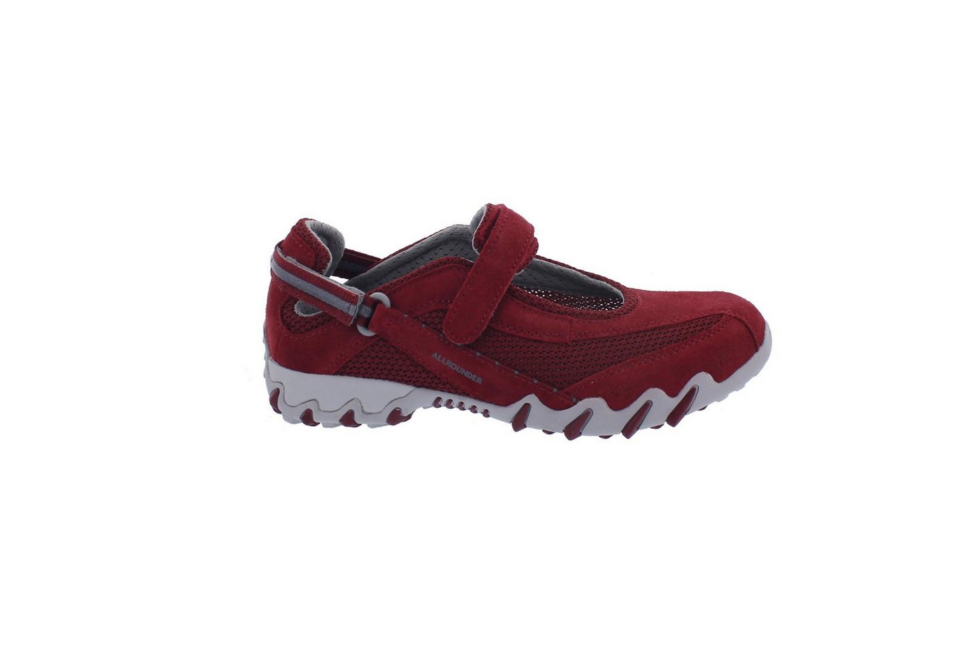 Allrounder by Mephisto Allrounder Niro Sneaker, Klettverschluss, Chili Pepper Red, C. Suede 0 Klettschuh von Allrounder by Mephisto