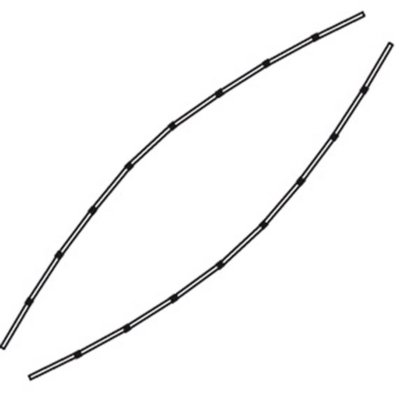 Ally Gunwale Spant Dollbord, 15,5 Ally Gunwale Spant Dollbord, 15,5 von Ally