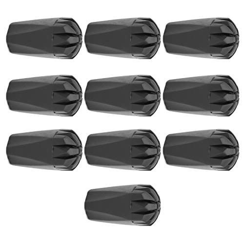 10Pcs Pole Tip Protectors Nordische Walking Pole Pads Gummi Walking Stick Tip Fußabdeckung zum Klettern Trekking Wandern von Alomejor