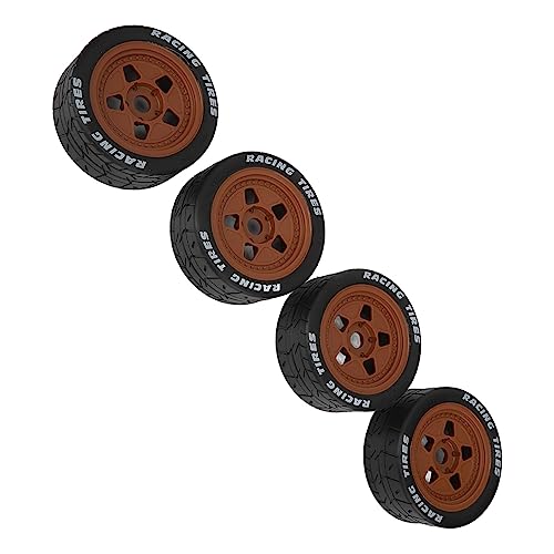 Alomejor 1/7 RC-Car-Reifen, Schwarze Kaffee-Gummireifen für ARRMA Infraction Felony Flat Sports Car Alomejor 1/7 RC-Car-Reifen, Schwarze Kaffee-Gummireifen für ARRMA Infraction Felony Flat Sports Car von Alomejor