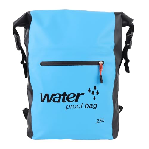 Alomejor 25L Wasserabweisender Trockenbeutel, Nass-Trocken-Trennung, Wasserabweisender für Outdoor-Wandercamping (Blue) von Alomejor