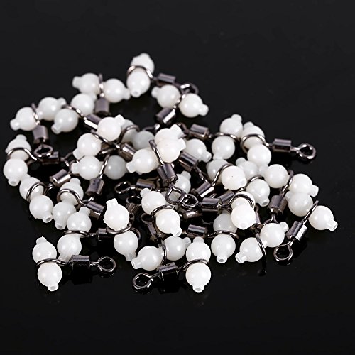 Alomejor 30 Stück/Set Angelrollen-Wirbel Verbinder leuchtend Angelschnur Hakenverbinder Dreifachrollwirbel mit Leuchtperlen (2#) Alomejor 30 Stück/Set Angelrollen-Wirbel Verbinder leuchtend Angelschnur Hakenverbinder Dreifachrollwirbel mit Leuchtperlen (2#) von Alomejor
