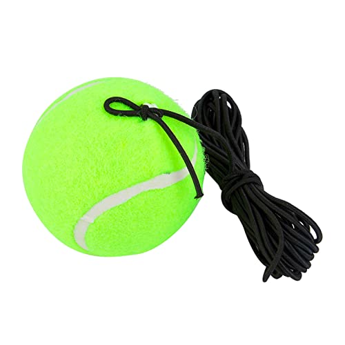 Alomejor 4 M Langer Tennis-Trainerball mit Elastischem Seil, Schlag-Action-Übungen für Indoor- und Outdoor-Training von Alomejor