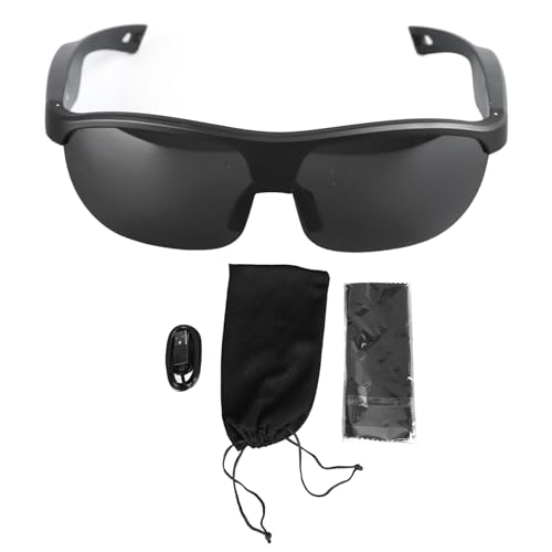 Alomejor 5.0 UV400-Objektiv IP65 Wasserdichte Smart-Brille mit Stabiler Verbindung für Outdoor-Aktivitäten von Alomejor