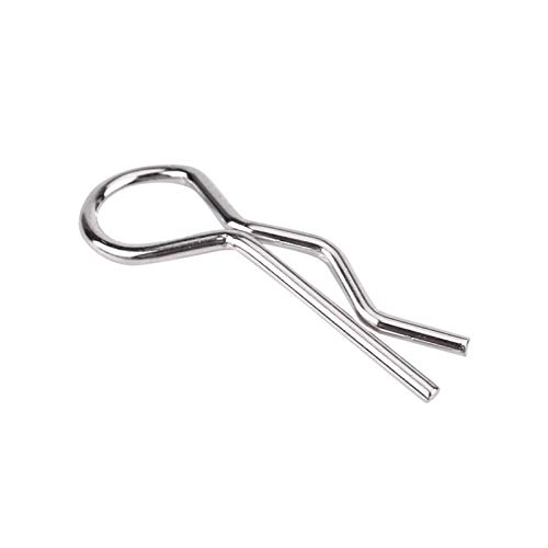 Alomejor 50 Stück RC-Karosserieclip-Stifte, RC-Karosserieclips aus Edelstahl Gebogene R-Stifte für ferngesteuerte Autoschale im Maßstab 1/10 1/12 1/16 Alomejor 50 Stück RC-Karosserieclip-Stifte, RC-Karosserieclips aus Edelstahl Gebogene R-Stifte für ferngesteuerte Autoschale im Maßstab 1/10 1/12 1/16 von Alomejor