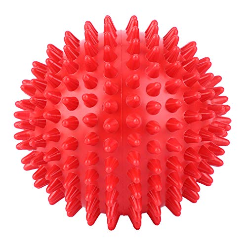 Alomejor 9 cm Rot-grüner Kunststoff-Massageroller, Stacheliger Ball mit Finger-Relax-Werkzeug für Sportler, Läufer, 7,5 cm/9 cm (Große Größe 9 cm) von Alomejor