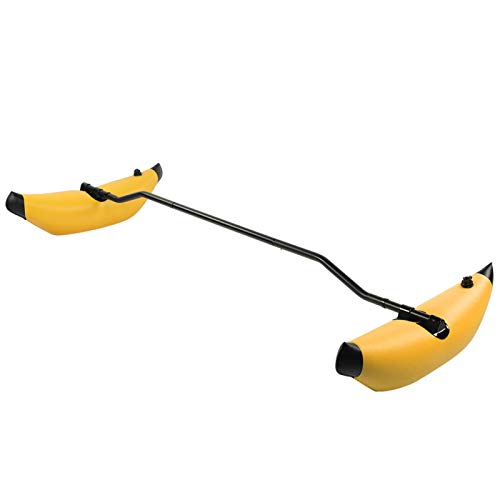 Alomejor Aufblasbarer Kajak-Stabilisator Kayak Float PVC-Kanu-Ausleger-Stabilisator-Kit Ausgleichs-Schwimmboot-Stabilisierungsstange Zubehör(Gelb) von Alomejor