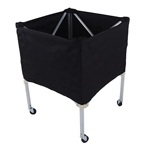 Alomejor Ballwagen mit Rädern, Faltbarer, Leichter Balltrichter-Korbwagen für Basketball, Fußball, Volleyball Alomejor Ballwagen mit Rädern, Faltbarer, Leichter Balltrichter-Korbwagen für Basketball, Fußball, Volleyball von Alomejor