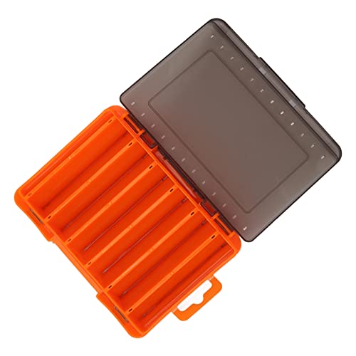 Alomejor Doppelseitige Köderbox, Verschleißfeste Angelköderbox, um Platzverlust Beim Angeln zu Vermeiden (Orange) von Alomejor