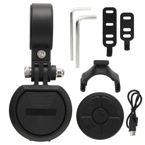 Alomejor Einstellbare 80-130 DB Elektrische Fahrradhupe mit Fernbedienung, USB-Aufladung, IPX6 Wasserdicht, für Mountainbikes Alomejor Einstellbare 80-130 DB Elektrische Fahrradhupe mit Fernbedienung, USB-Aufladung, IPX6 Wasserdicht, für Mountainbikes von Alomejor