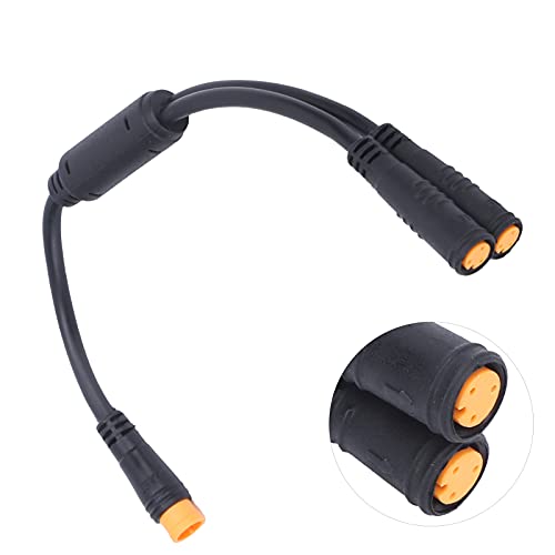 Alomejor Elektrofahrradkabel Wasserdichtes Y-Splitter 1 zu 2 Kabel mit 3 Pin Stecker für BBS01/BBS02/BBSHD Schaltsensor Bremse von Alomejor