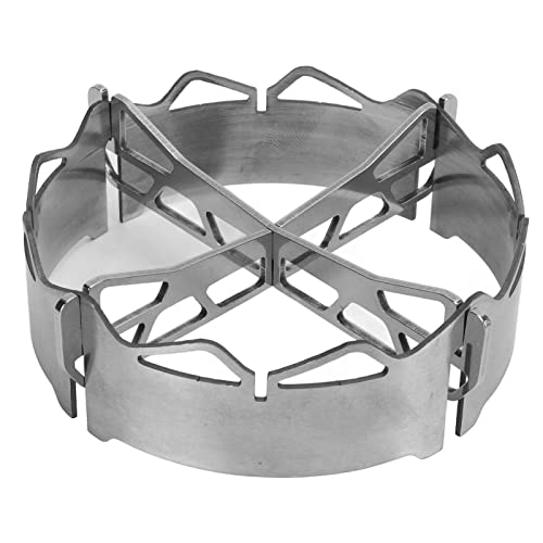 Gasherd Windschutz, Hohl Leichter Edelstahl Campingkocher Windschutz Outdoor Camping Gasherd Winddichter Ring Gasherd Windschutz, Hohl Leichter Edelstahl Campingkocher Windschutz Outdoor Camping Gasherd Winddichter Ring von Alomejor