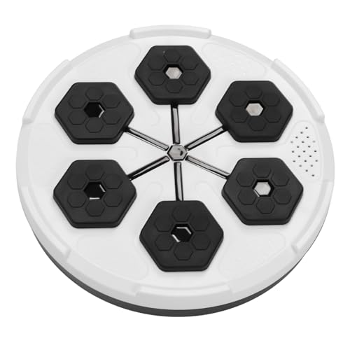 Alomejor Intelligente Musik-Boxmaschine, an der Wand Montiertes Schlagziel mit Mehreren Modi und Cooler Beleuchtung Als Trainingsgerät (White) von Alomejor