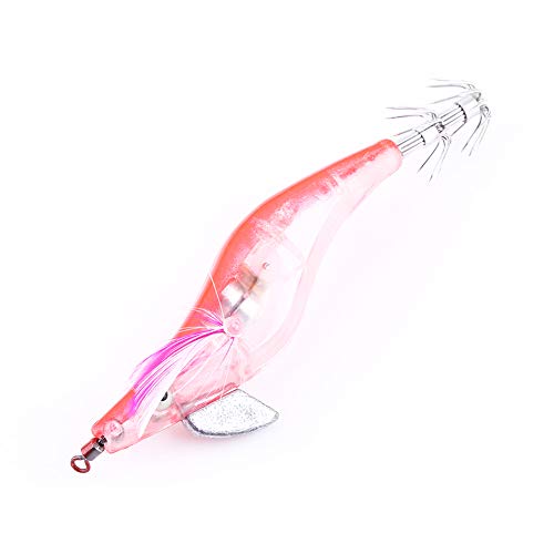 Alomejor Künstliche Leucht Garnelen Köder LED Glow Shrimp Tintenfisch Fischköder Stahl Jigs Haken Angelgerät Alomejor Künstliche Leucht Garnelen Köder LED Glow Shrimp Tintenfisch Fischköder Stahl Jigs Haken Angelgerät von Alomejor