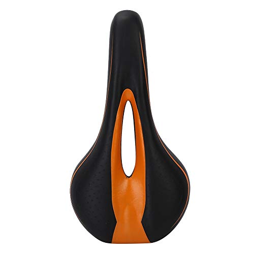 Alomejor Fahrradsattel, Schwarz + Orange Langsame Rebound Memory Foam Fahrrad Sattel, Hohl Ergonomisch Fahrradsitz, Wasserdichter und Atmungsaktiver 10,83 * 5,51 * 2,56 Zoll Alomejor Fahrradsattel, Schwarz + Orange Langsame Rebound Memory Foam Fahrrad Sattel, Hohl Ergonomisch Fahrradsitz, Wasserdichter und Atmungsaktiver 10,83 * 5,51 * 2,56 Zoll von Alomejor