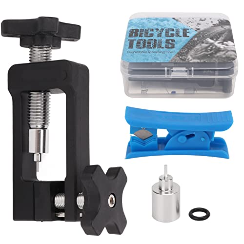 Alomejor Mountainbike Ölrohr Werkzeug, Fahrrad Nadeltreiber Einführwerkzeug Set, Fahrrad Hydraulikschlauch Einführwerkzeug mit Hydraulischem Schlauchschneider Alomejor Mountainbike Ölrohr Werkzeug, Fahrrad Nadeltreiber Einführwerkzeug Set, Fahrrad Hydraulikschlauch Einführwerkzeug mit Hydraulischem Schlauchschneider von Alomejor