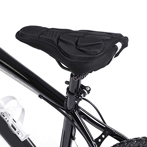 Alomejor Sitzbezug für Bici Fahrradsitzbezug weich und bequem für Fahrrad Rennrad Mountainbike Schwarz(Schwatz) von Alomejor
