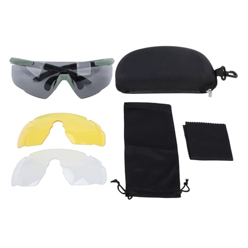 Alomejor Sport-Sonnenbrille, Winddicht, HD-Objektiv, UV-beständig, für Herren, Radfahren, Laufen, Angeln, Multifunktional, für Outdoor-Aktivitäten (OD Grün) von Alomejor