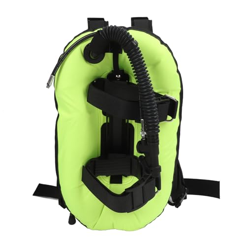 Alomejor Verstellbare Träger, Leichtes Tauchjacket mit Taschen, Hakendesign, Ergonomisches Schwimmweste für Tauchbegeisterte (Green) von Alomejor