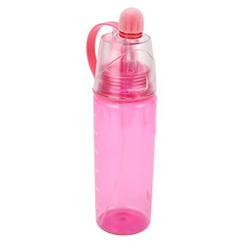 Alomejor Wasserflasche, Klare Skala, Breite Anwendung, Große Kapazität, Leicht zu Trinkende Trinkflasche Zum Wandern (Rosa) von Alomejor