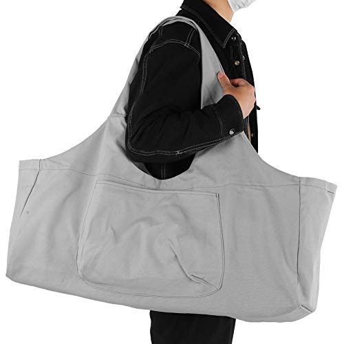 Alomejor Yogamatten-Tragetasche, Tasche mit Großem Fassungsvermögen, Passend für Alle Mattengrößen. Yoga-Tasche aus Segeltuch Zum Verpacken und Aufbewahren (Gray) von Alomejor