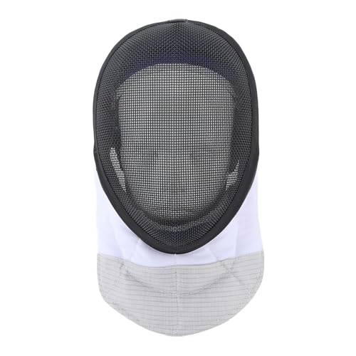 Fechtsportmaske, Schutzhelm mit Gepolstertem Latz, Wasserdichtem Metallnetzfutter für Tägliches Training und Wettkampf (M) von Alomejor