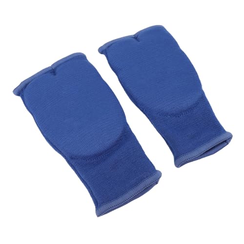 Gel-Boxhandschuhe, Handbandagen, Halbfinger-Innenhandschuhe mit Handgelenkstütze für Männer und Frauen, Workout, Kickboxen, Kampf (Blue) von Alomejor