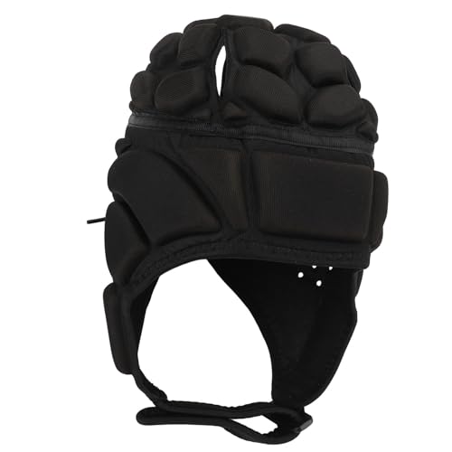 Gepolsterter Helm mit OK-Tuch-Neopren, Geteiltem Eva-Heißpressschwamm für Rugby, Fußball, Radfahren, Rollschuhlaufen (S) von Alomejor