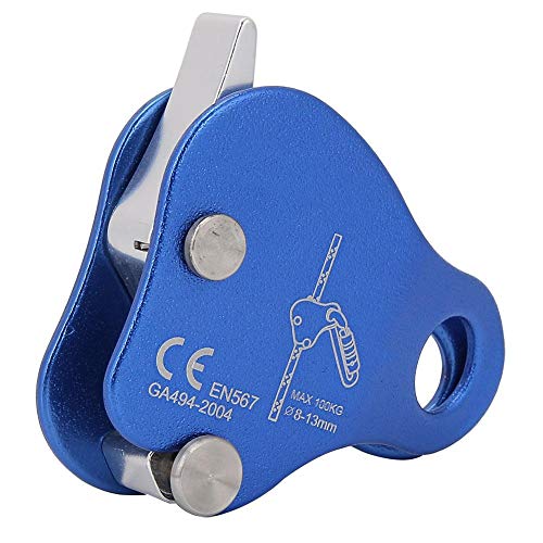 Kletternder Riemenscheiben Aufzug Ascender Aluminium Magnesiumlegierung 100KN Flaschenzugblock für Hitch Tending Rigging von Alomejor