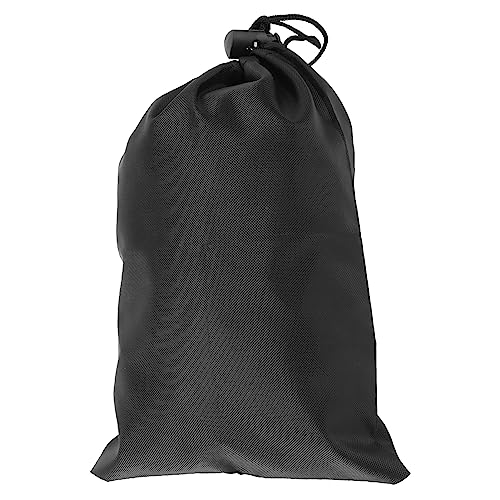 Schwarze Tragetasche aus Polyester mit Kordelzug, Aufbewahrungstasche für Springseil Zum Organisieren Kleiner Gegenstände von Alomejor