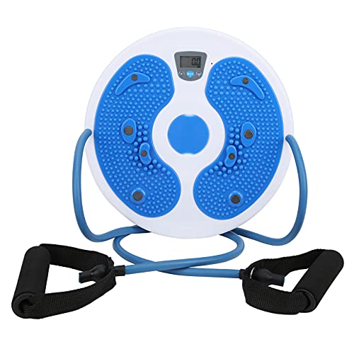 Alomejor Waist Twister Plate, Elektronische Kalorienzählung Waist Twisting Disc Board Fitness Balance Platform Body Slimming Massage Board mit Kordelzug Alomejor Waist Twister Plate, Elektronische Kalorienzählung Waist Twisting Disc Board Fitness Balance Platform Body Slimming Massage Board mit Kordelzug von Alomejor