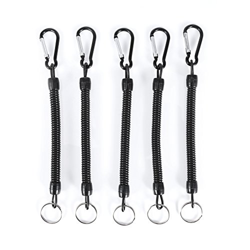alomejor Angeln Lanyards Bootfahren 5 x Angeln Seilen Sicherer Zange Lip Grips Tackle Fisch Werkzeuge für Angeln Dejeuner Wandern Camping Jagd Werkzeug, Schwarz alomejor Angeln Lanyards Bootfahren 5 x Angeln Seilen Sicherer Zange Lip Grips Tackle Fisch Werkzeuge für Angeln Dejeuner Wandern Camping Jagd Werkzeug, Schwarz von Alomejor