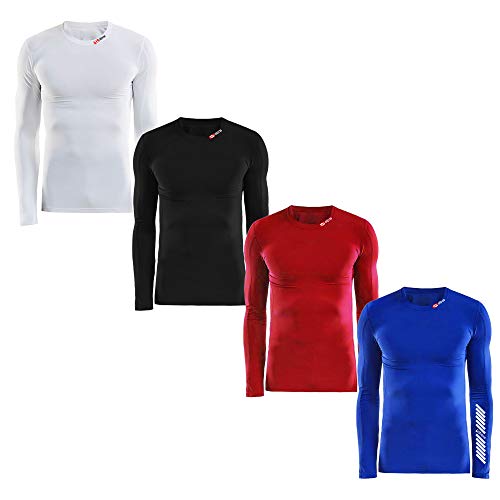 alpas Player Shirt Langarm/Compression/Sport- & Funktionsunterwäsche/Base Lay, Farbe: Rot, Größe: S alpas Player Shirt Langarm/Compression/Sport- & Funktionsunterwäsche/Base Lay, Farbe: Rot, Größe: S von alpas