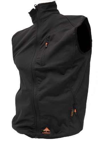 Alpenheat Unisex Heated Softshell Vest Fire-Softshell Vest Heated Softshell Vest, Schwarz, XS, AJ9-XS Alpenheat Unisex Heated Softshell Vest Fire-Softshell Vest Heated Softshell Vest, Schwarz, XS, AJ9-XS von Alpenheat