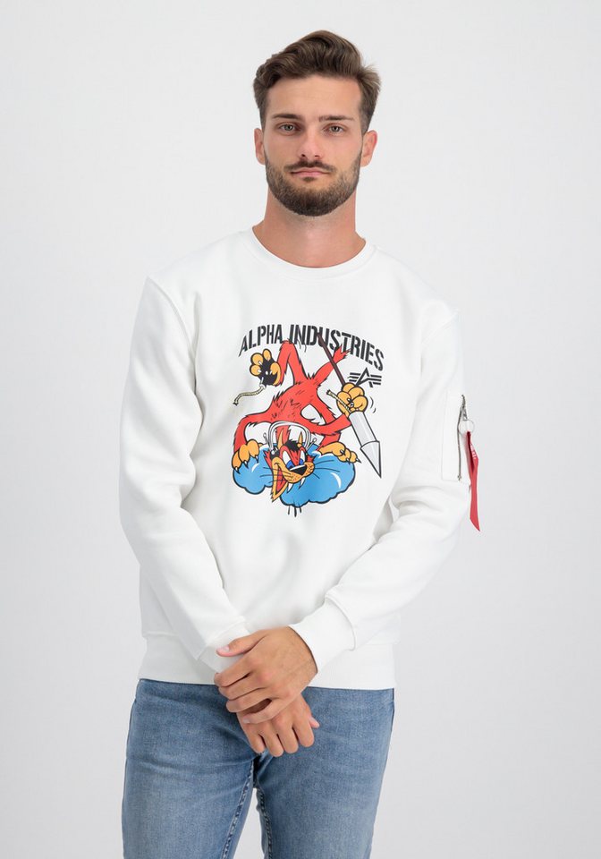 Alpha Industries Sweater Alpha Industries Men - Sweatshirts Fighter Squadron Sweater von Alpha Industries