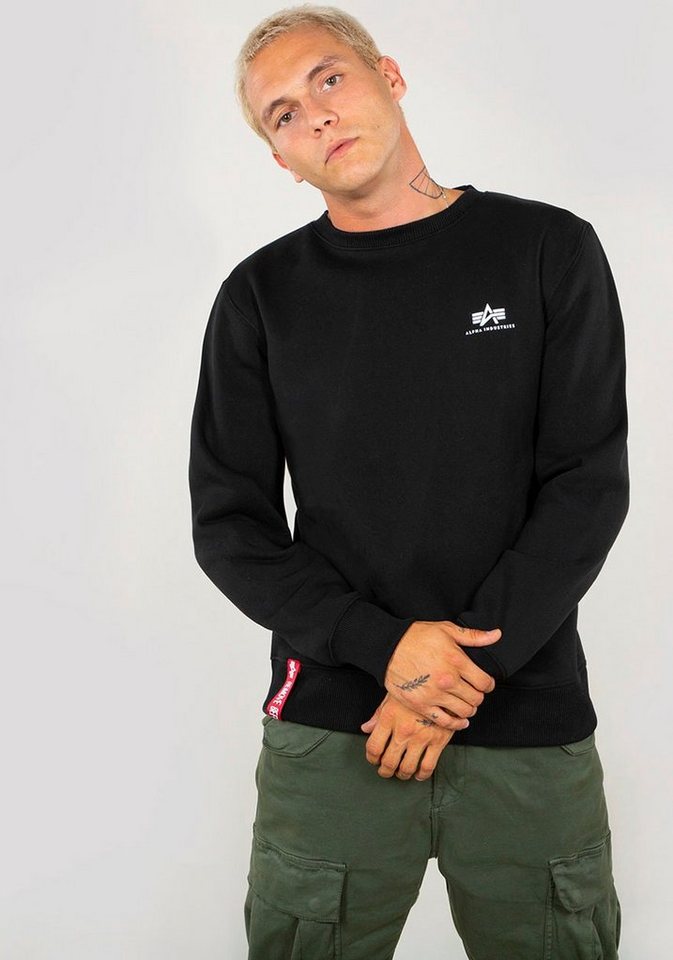 Alpha Industries Sweatshirt Basic Sweater small Logo Alpha Industries Sweatshirt Basic Sweater small Logo von Alpha Industries