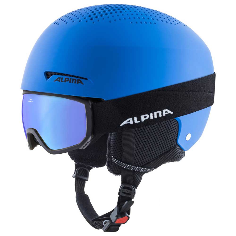 Alpina Snow Zupo Set Junior Helmet Blau 48-52 cm von Alpina Snow