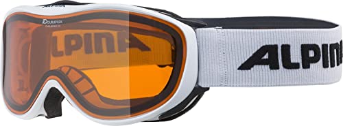 Alpina Sports Skibrille Challenge 2.0 DH S2 Kunststoff/Polycarbonat Weiß 100% UV-Schutz, A7094 1 14 von ALPINA