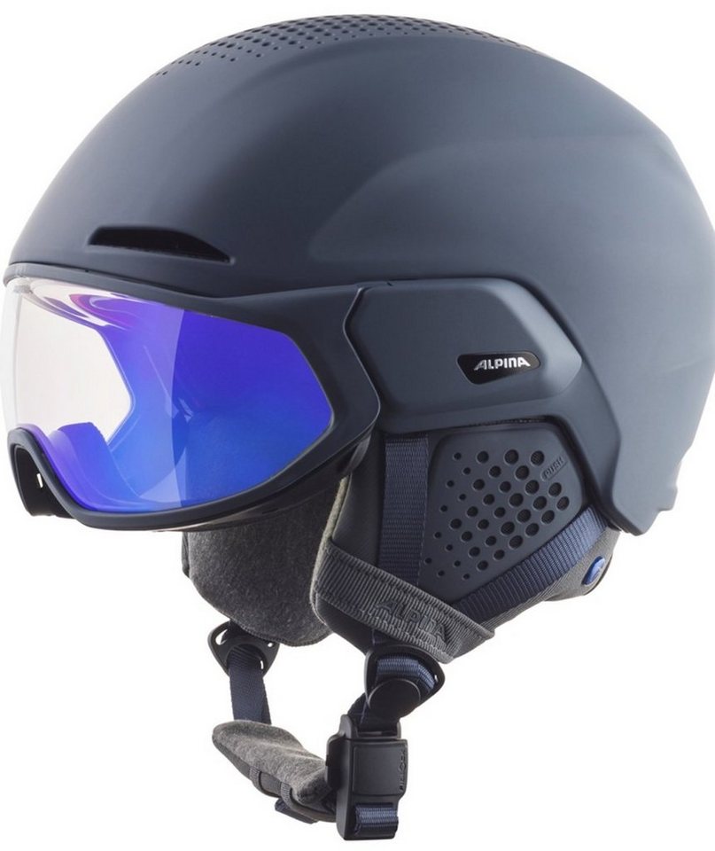 Alpina Sports Skihelm Alpina ALTO V Skihelm Snowboardhelm mit Visier ink matt A9238 von Alpina Sports