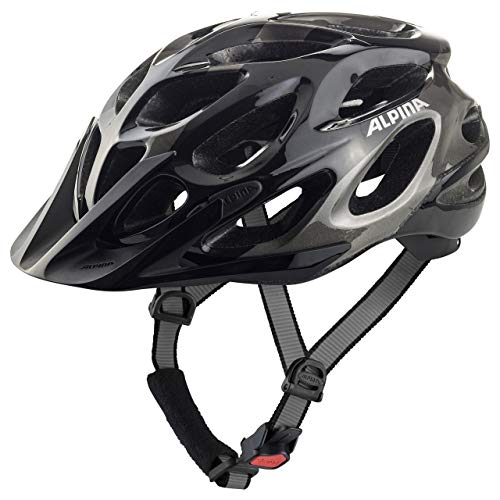 Alpina Sports Unisex – Erwachsene Thunder 2.0 Radhelm, Black-Anthracite, 57-62 von ALPINA