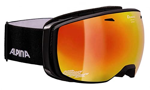 ALPINA ‎A7246 ESTETICA - Verspiegelte, Kontrastverstärkende & Polarisierte OTG Skibrille Mit 100% UV-Schutz Für Erwachsene, black matt, One Size von ALPINA