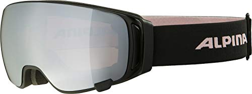 ALPINA DOUBLE JACK MAG Q-LITE - Verspiegelte, Kontrastverstärkende Wechselscheiben OTG Skibrille Mit 100% UV Schutz Für Erwachsene, black-rose, One Size ALPINA DOUBLE JACK MAG Q-LITE - Verspiegelte, Kontrastverstärkende Wechselscheiben OTG Skibrille Mit 100% UV Schutz Für Erwachsene, black-rose, One Size von ALPINA