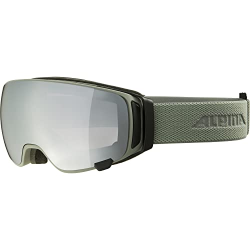 ALPINA Unisex - Erwachsene, DOUBLE JACK MAG Q Skibrille, moongrey, One Size ALPINA Unisex - Erwachsene, DOUBLE JACK MAG Q Skibrille, moongrey, One Size von ALPINA